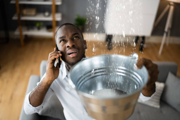 Water damage restoration process in Mckinley, PA